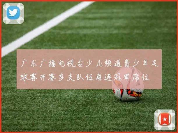 广东广播电视台少儿频道青少年足球赛开赛多支队伍角逐冠军席位